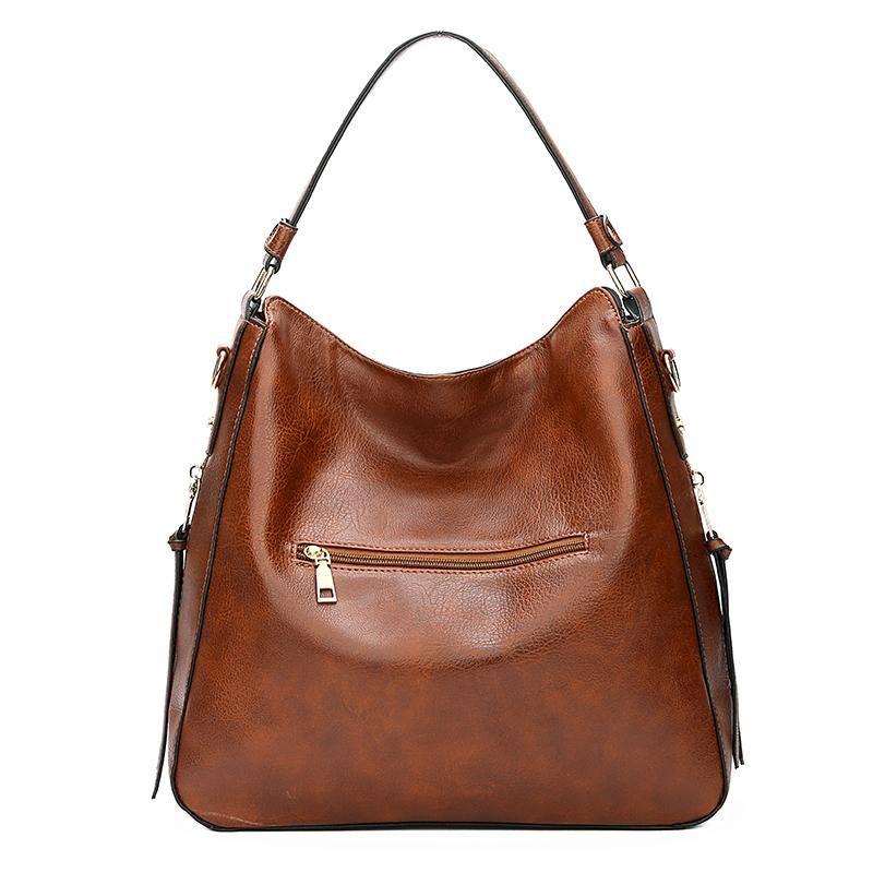 Set de 3 bolsos Hobo de cuero de lujo