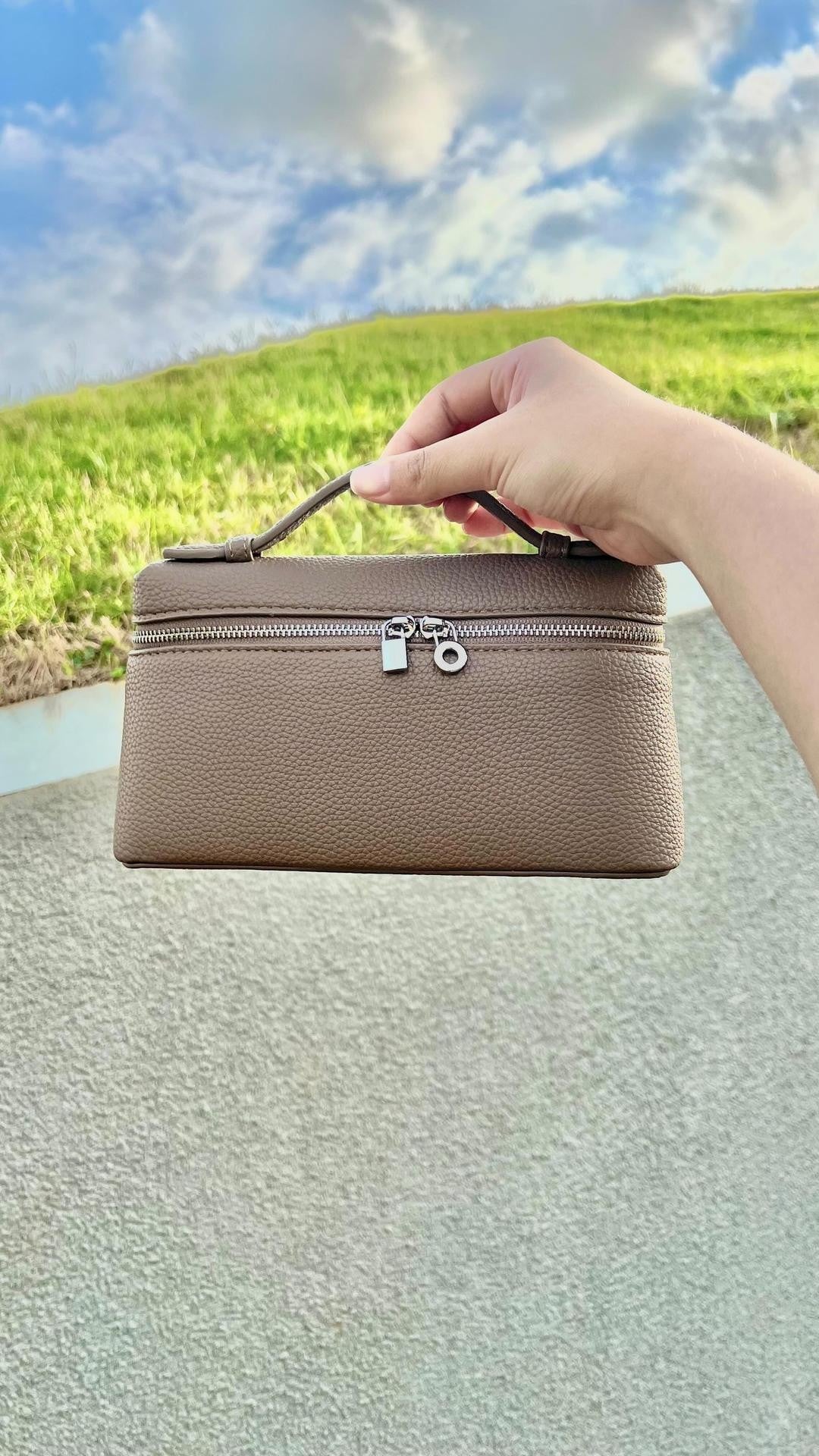 Small Genuine Leather Camila Tote Bag