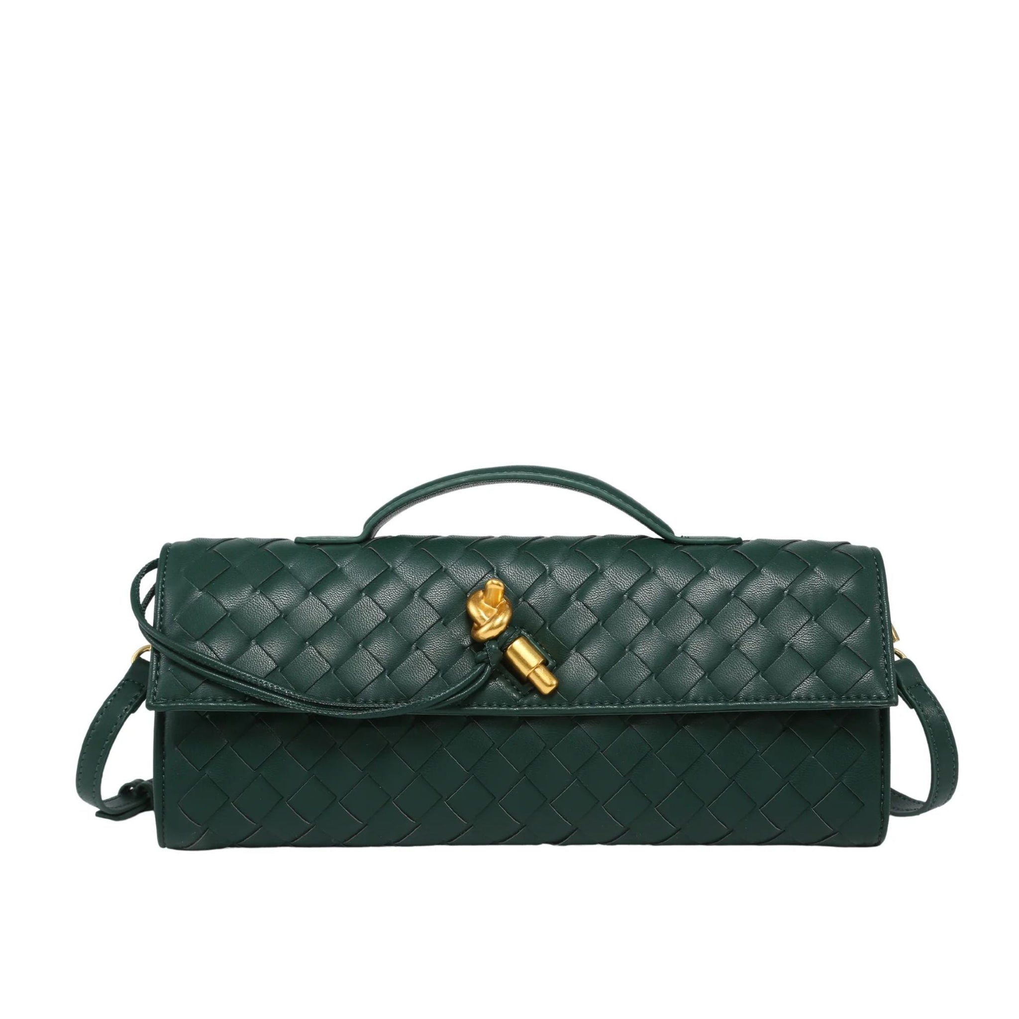 Paige Braided Clutch Bag