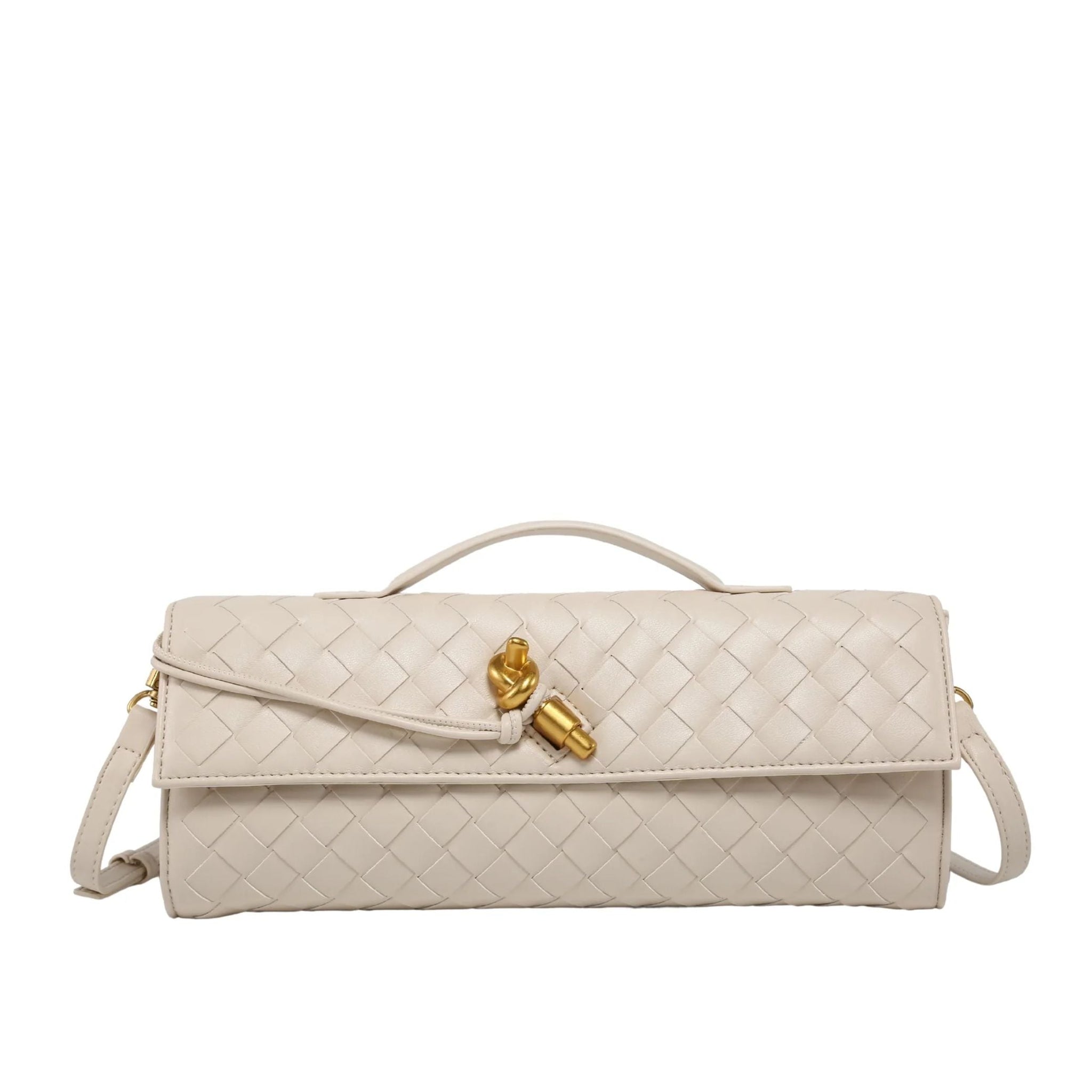 Paige Braided Clutch Bag