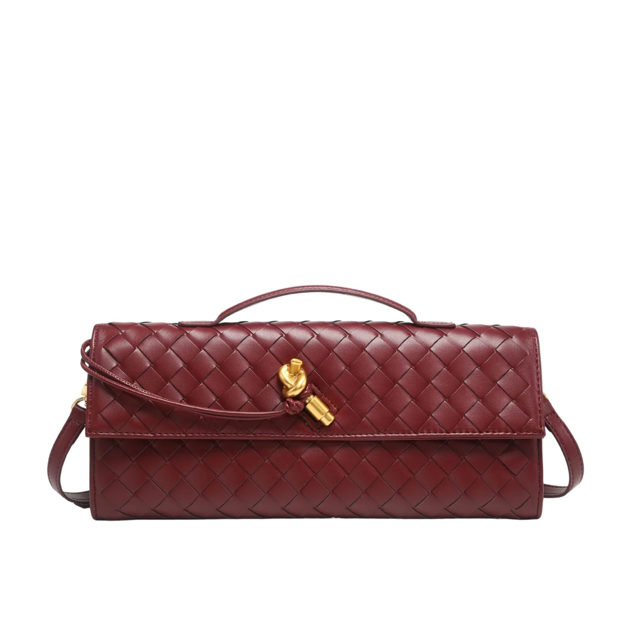 Paige Braided Clutch Bag