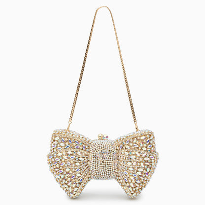 Isabella Rhinestone Bow Clutch