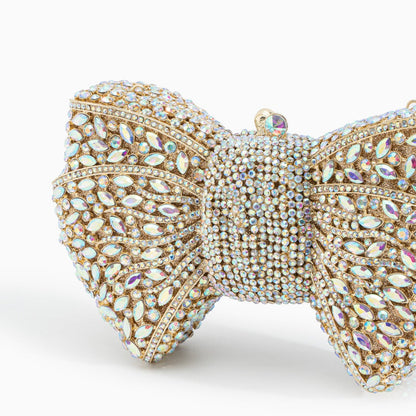 Isabella Rhinestone Bow Clutch