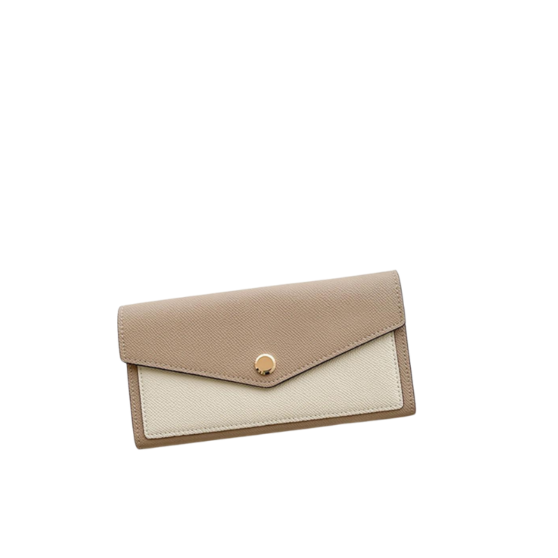 Karen Colorful Genuine Leather Envelope Wallet