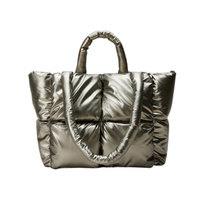 Tatiana Metallic Puffer Bag