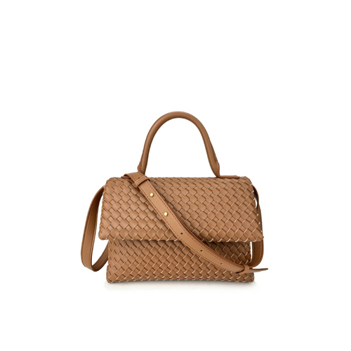 July Genuine Leather Braided Bag