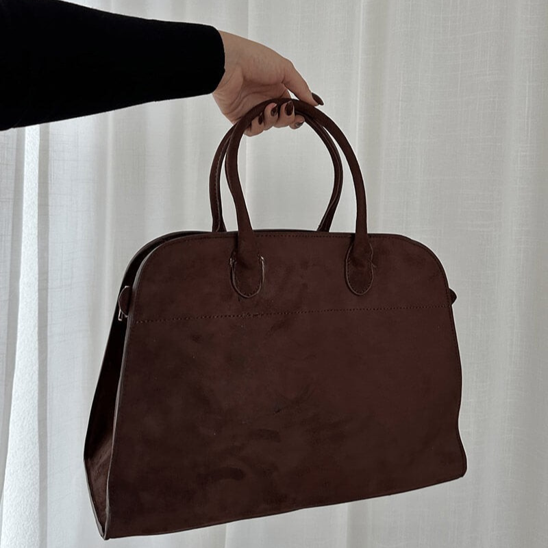 Bolso grande de ante modelo Carrie