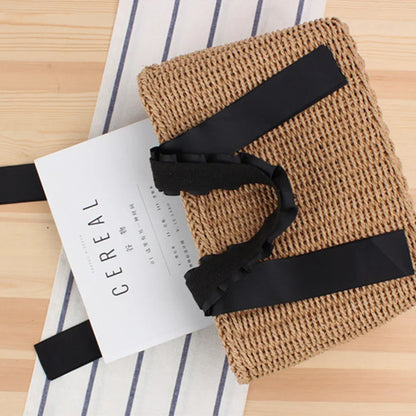 Sophia Straw Tote Bag
