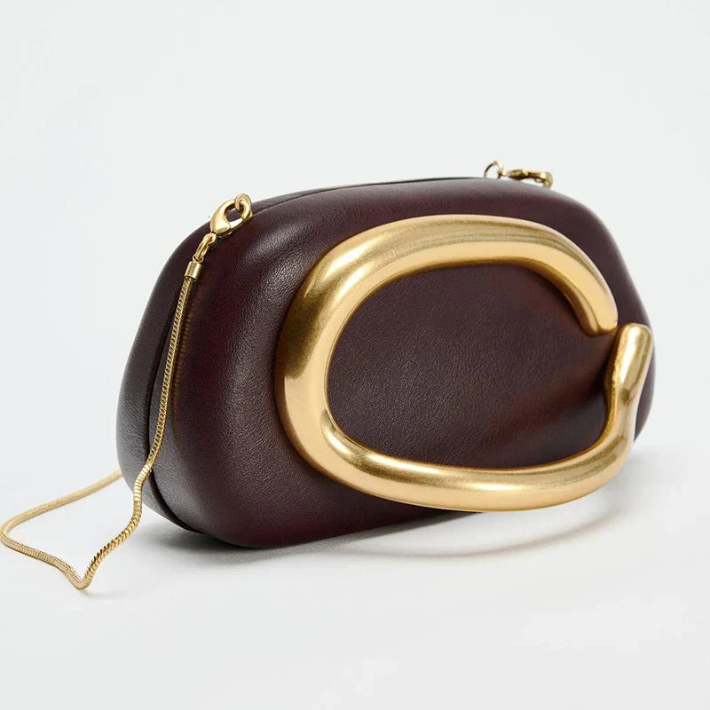 Lea Organic Crossbody Clutch Bag