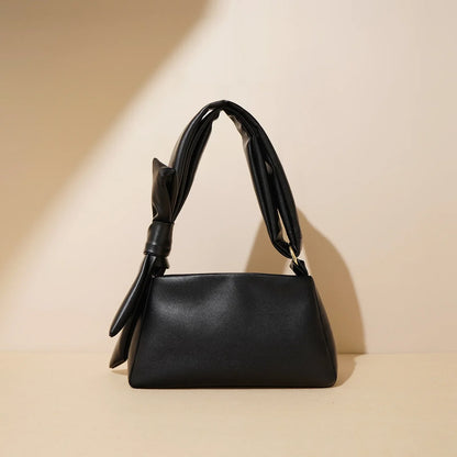 Cecilia Genuine Leather Bow Crossbody Bag