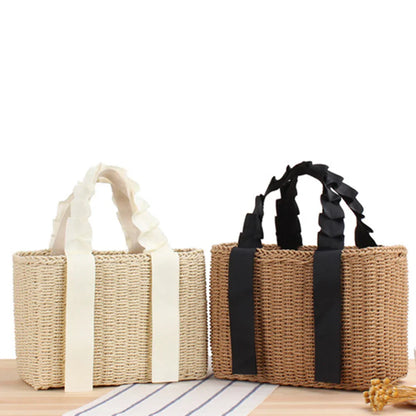 Sophia Straw Tote Bag