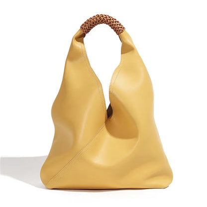Hillary Large Genuine Leather Shopping Bag