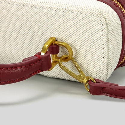 Manuela Box Canvas Crossbody Bag