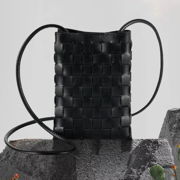 Mani Braided Cell Phone Bag