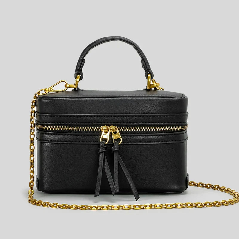 Manuela Box Canvas Crossbody Bag