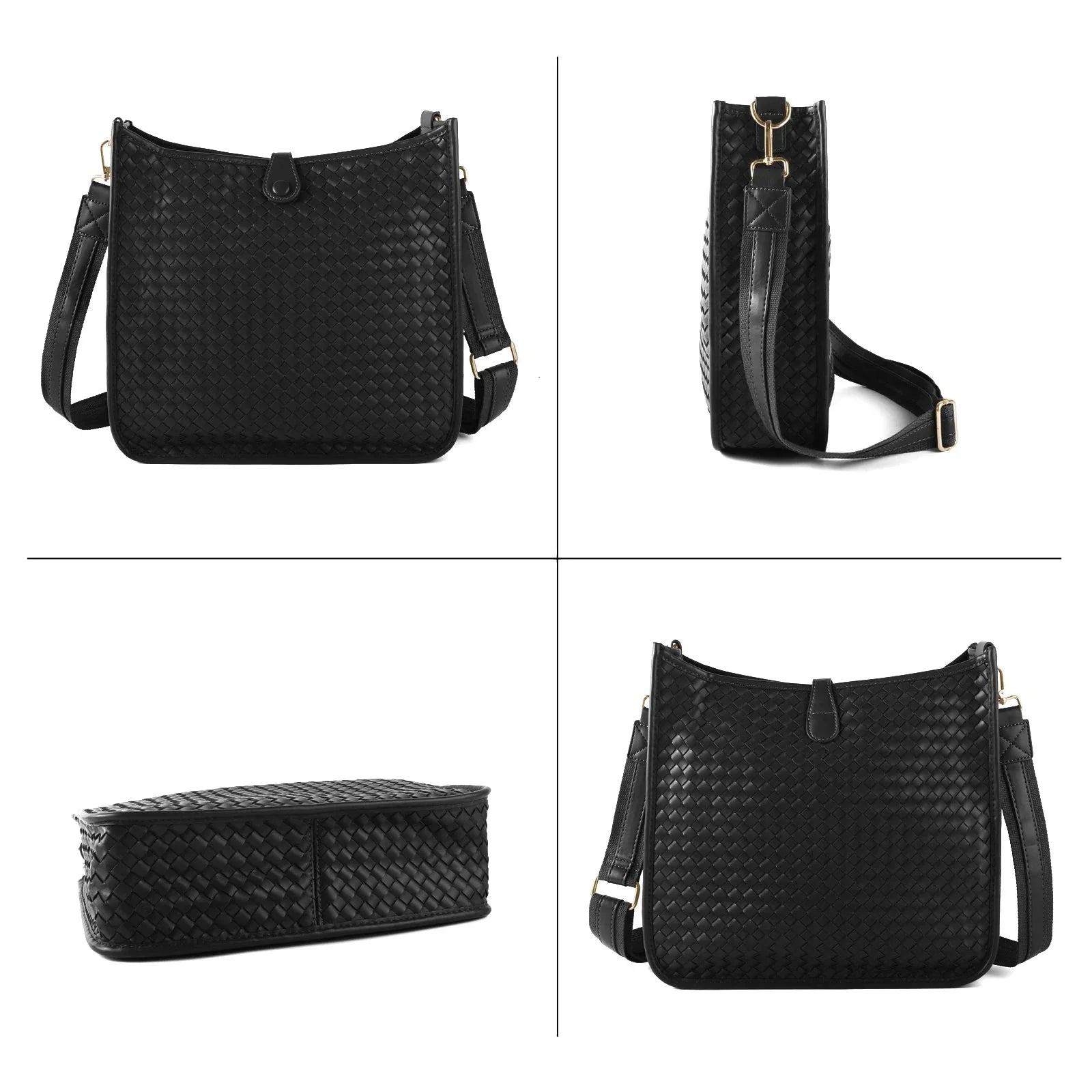 Eduarda Braided Messenger Bag