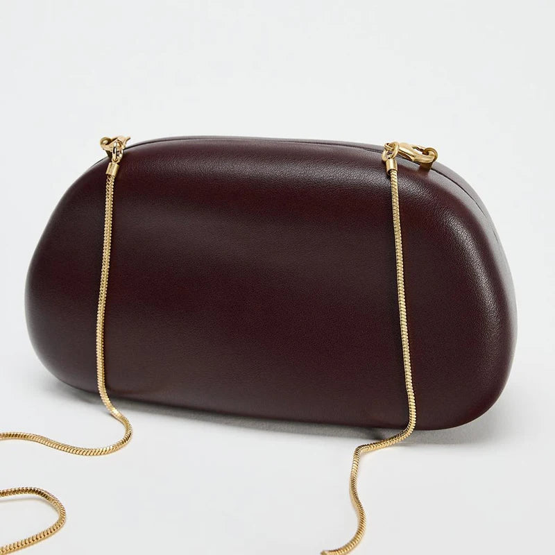 Lea Organic Crossbody Clutch Bag