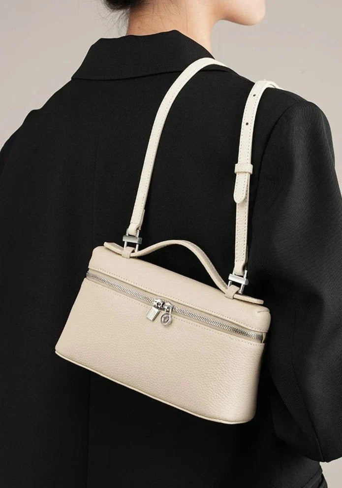 Small Genuine Leather Camila Tote Bag