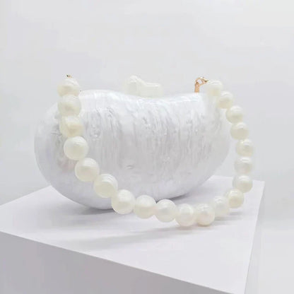 Zendaya Pearlescent Acrylic Clutch Bag