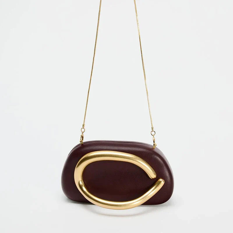 Lea Organic Crossbody Clutch Bag