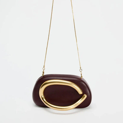Lea Organic Crossbody Clutch Bag