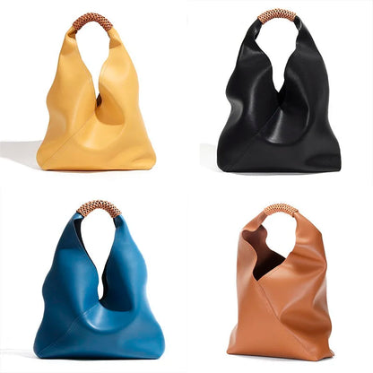 Hillary Large Genuine Leather Shopping Bag