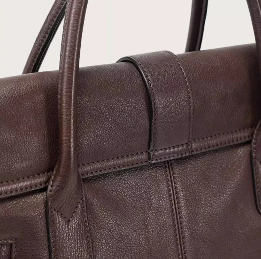 Bolso Tote de Piel Genuina Gisele
