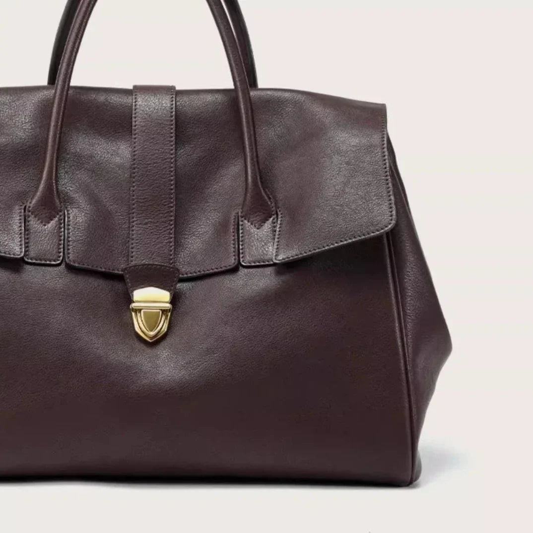 Bolso Tote de Piel Genuina Gisele