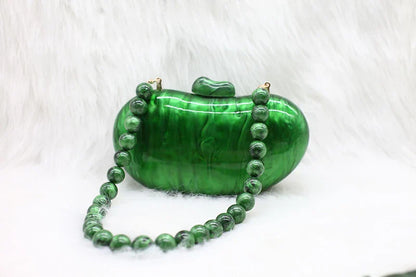 Zendaya Pearlescent Acrylic Clutch Bag