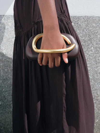 Lea Organic Crossbody Clutch Bag
