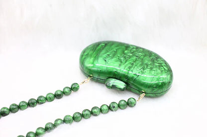 Zendaya Pearlescent Acrylic Clutch Bag