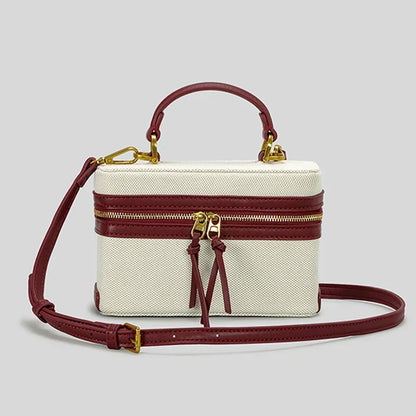 Manuela Box Canvas Crossbody Bag