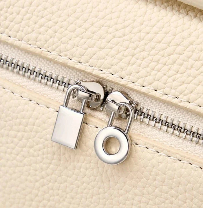 Small Genuine Leather Camila Tote Bag