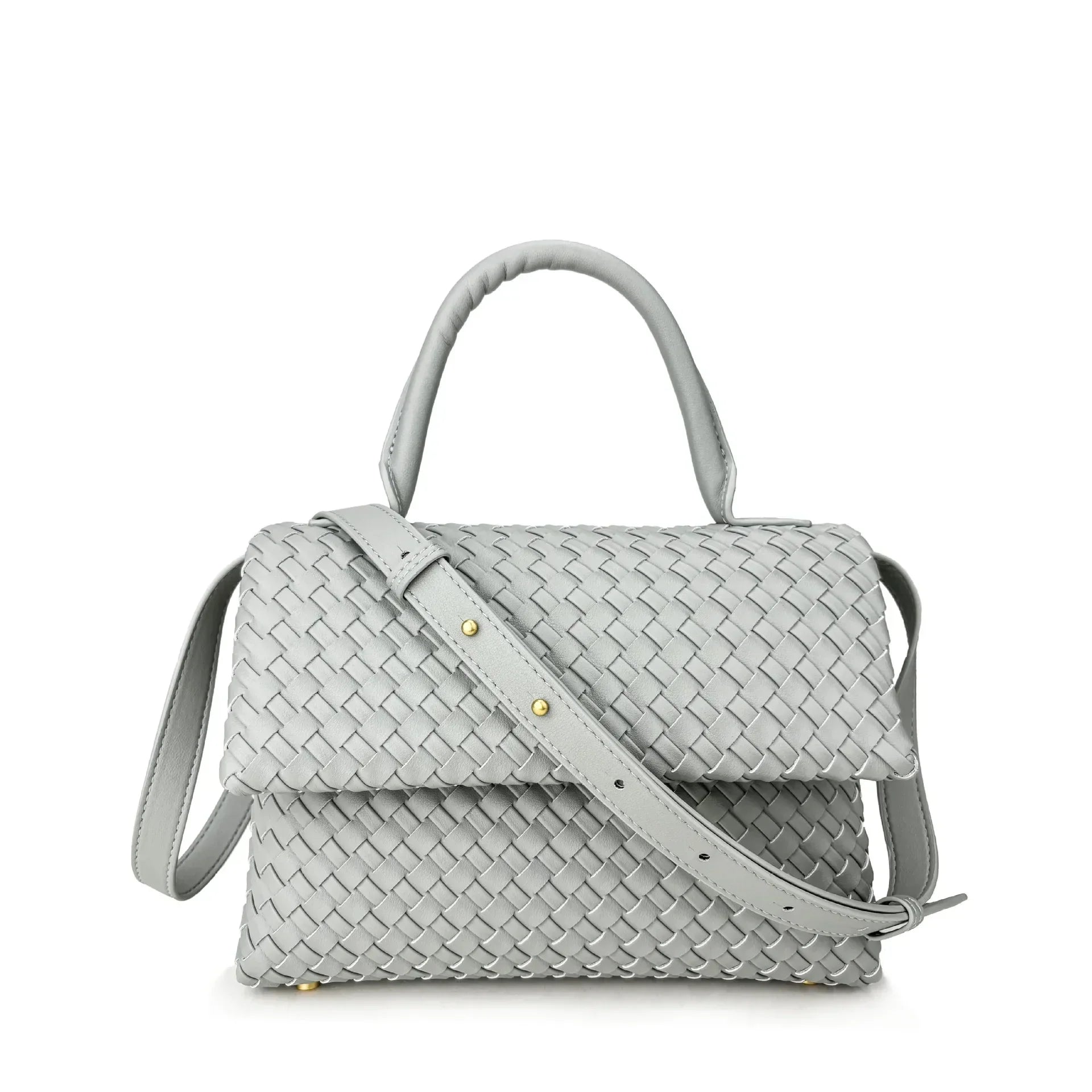 July Genuine Leather Braided Bag