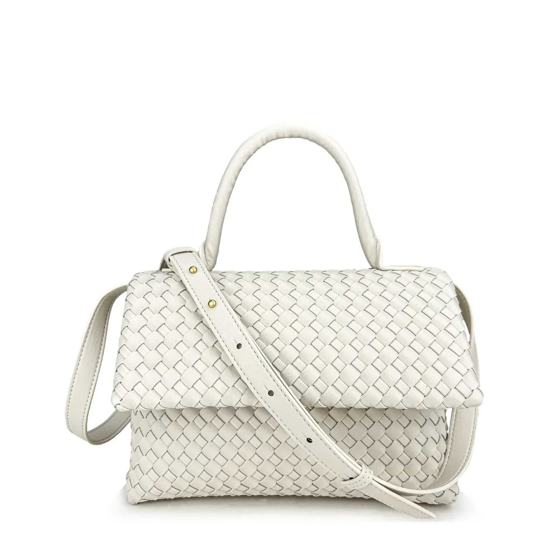 July Genuine Leather Braided Bag