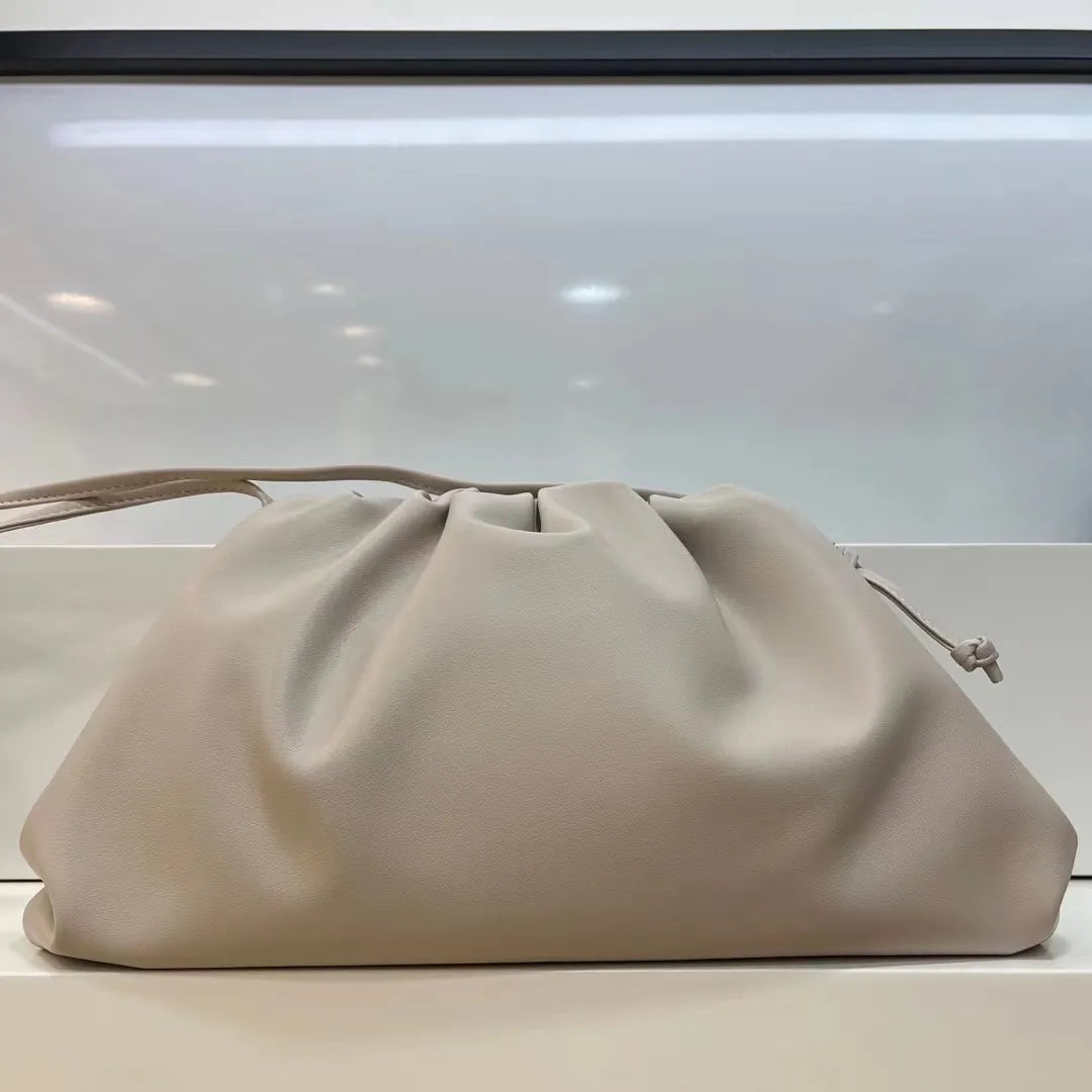 Helen Genuine Leather Pouch Bag