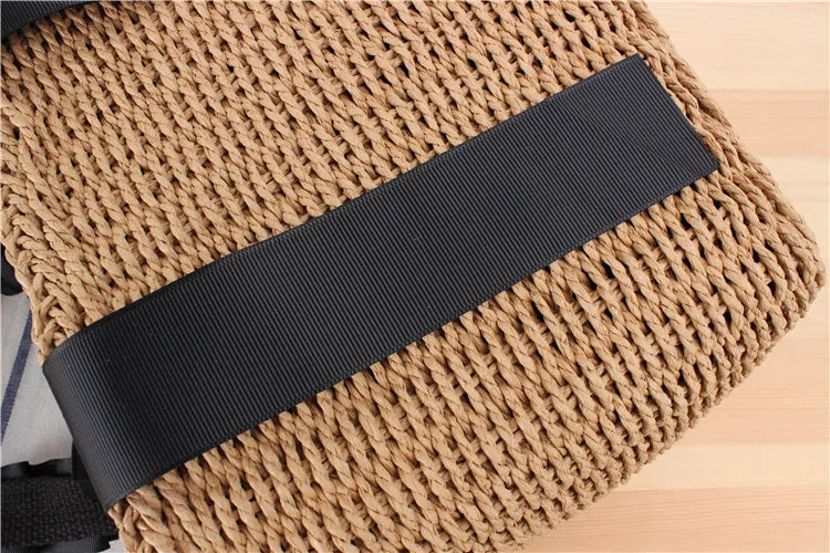 Sophia Straw Tote Bag