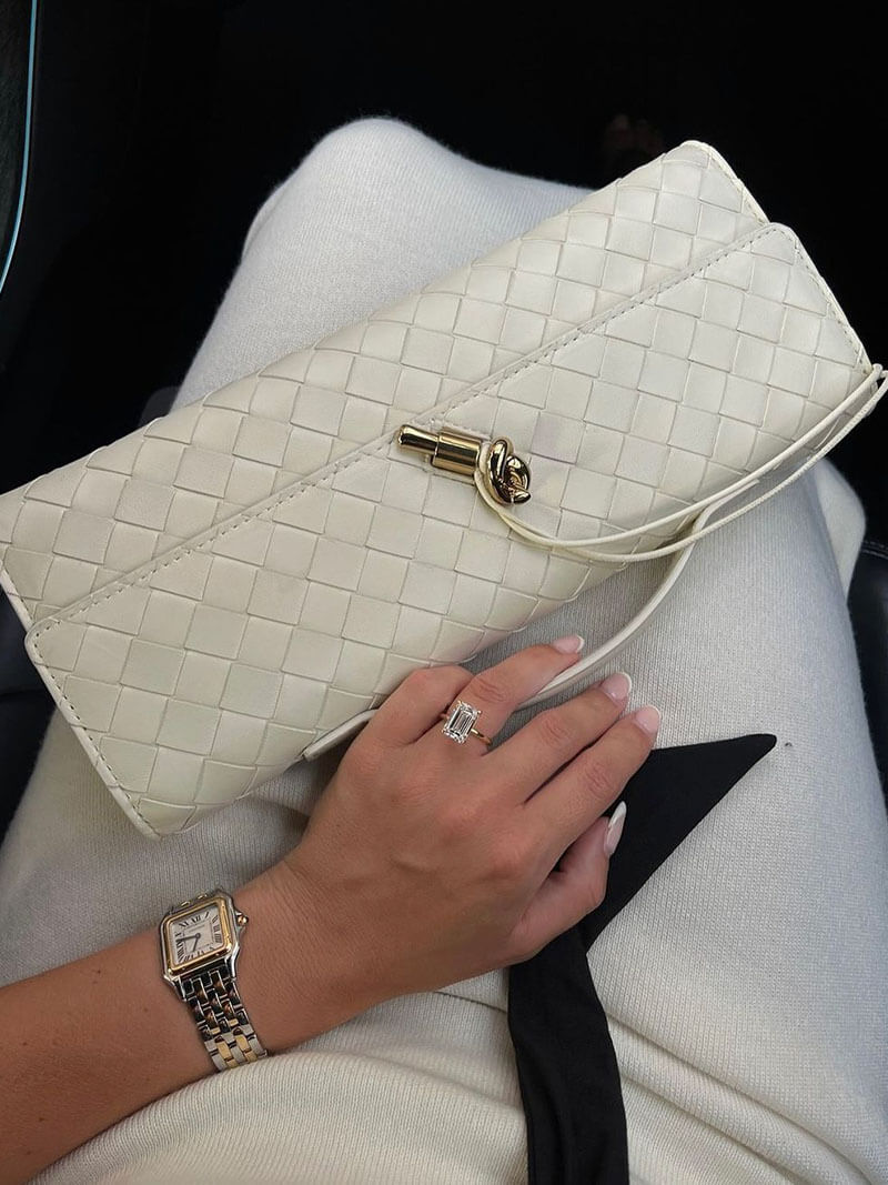 Paige Braided Clutch Bag