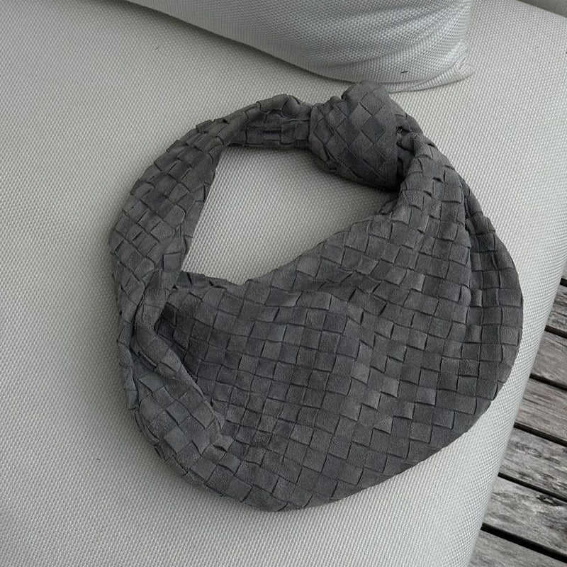 Alice Large Braided Suede Bag