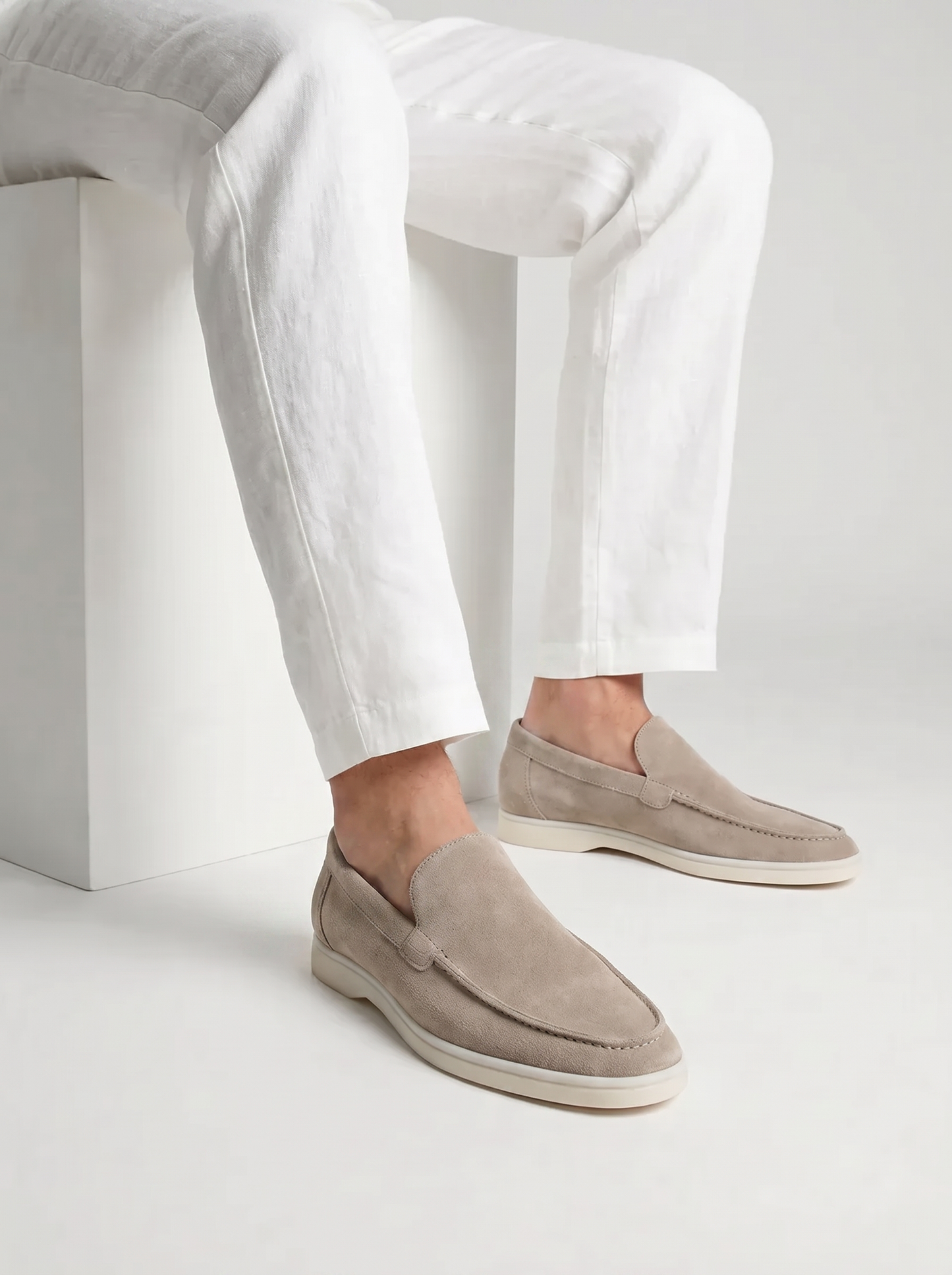 Light Grey Yacht Loafers