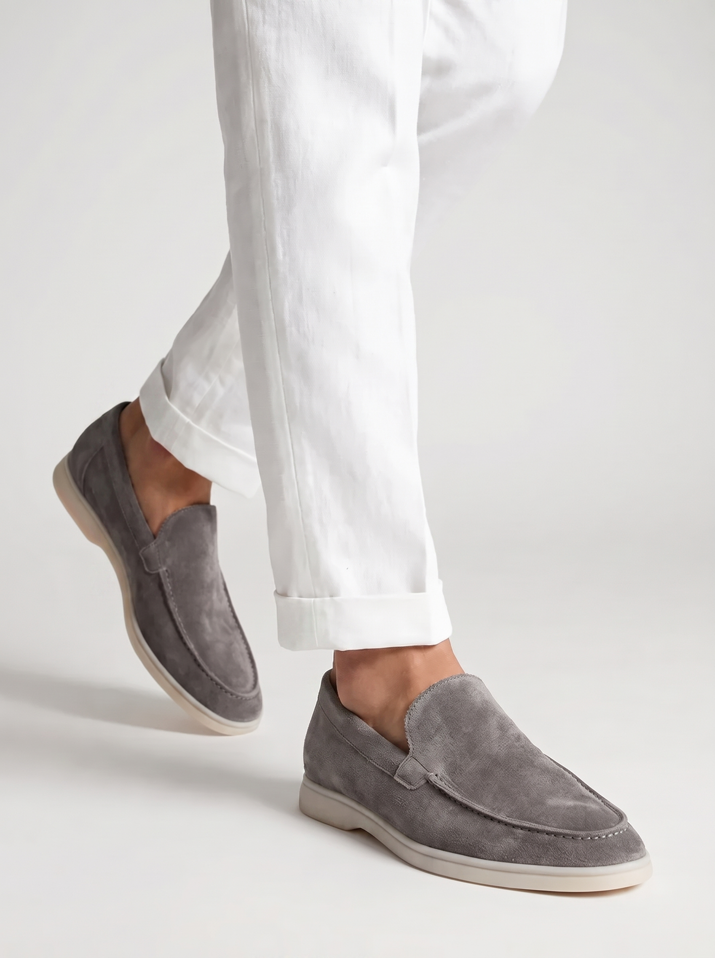 Grey Yacht Loafers