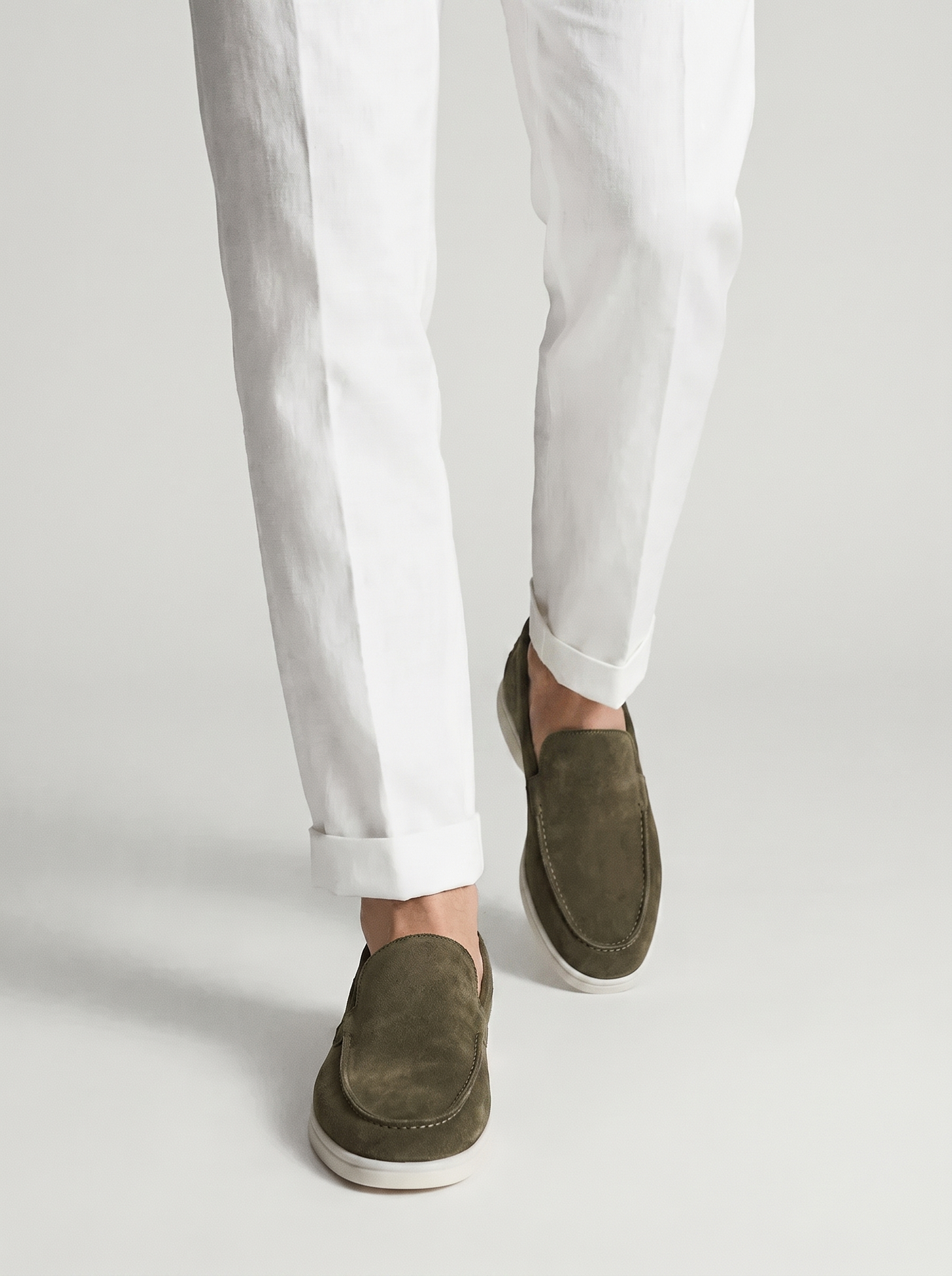Olive Yacht Loafers
