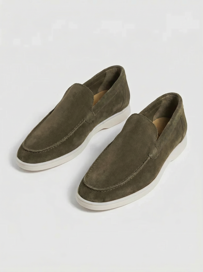 Olive Yacht Loafers