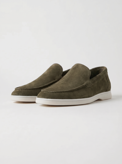 Olive Yacht Loafers
