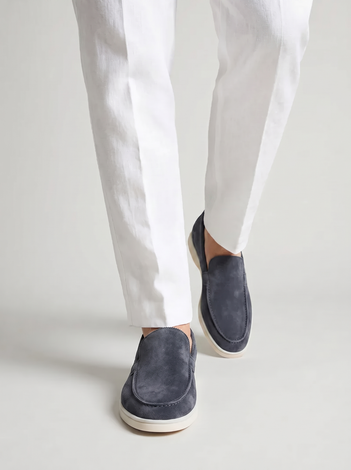 Steel Blue Yacht Loafers