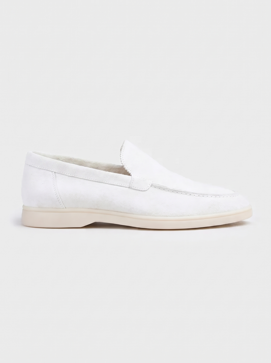 White Yacht Loafers
