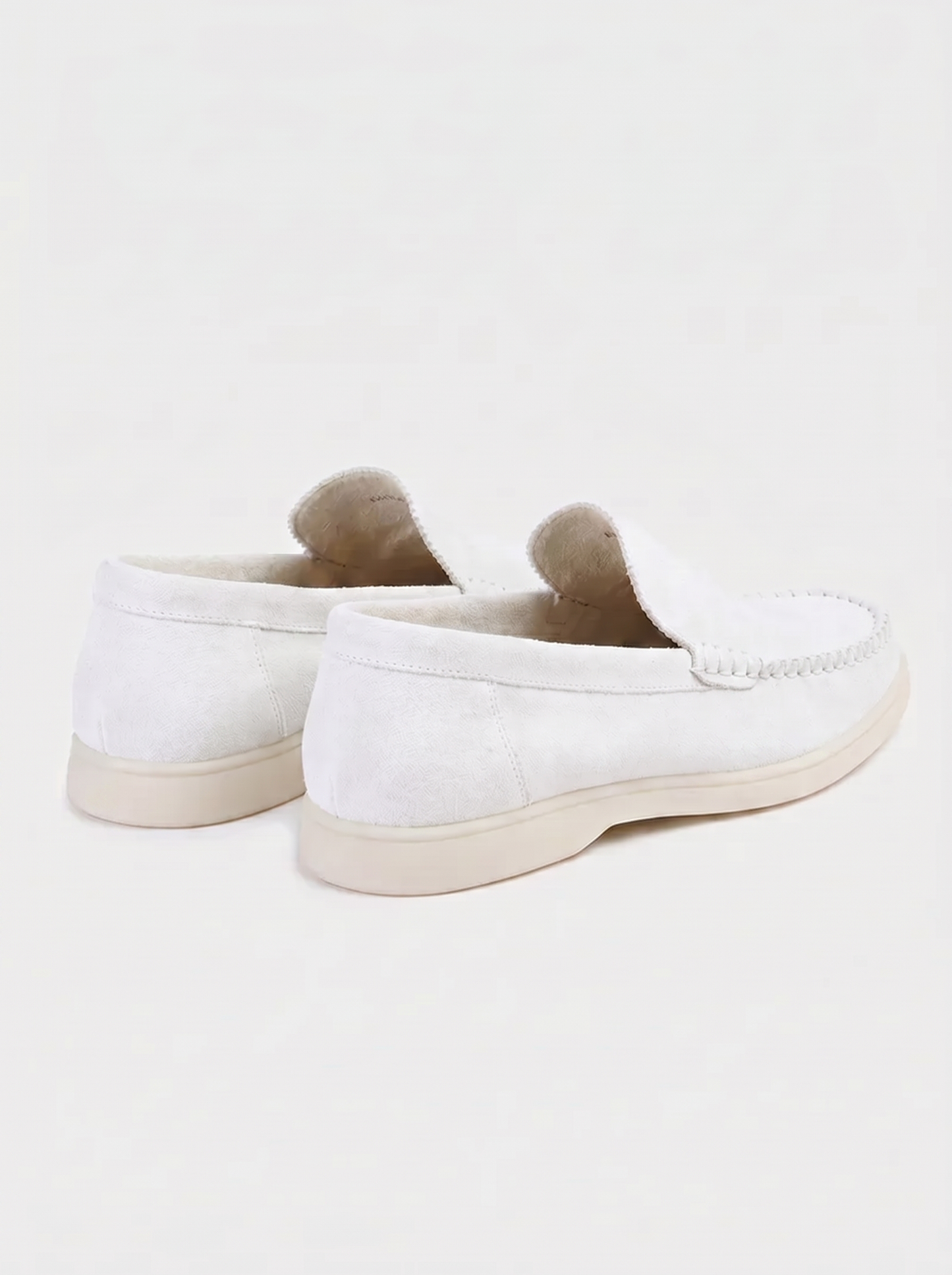 White Giorno Loafers