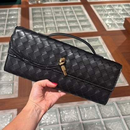 Paige Braided Clutch Bag