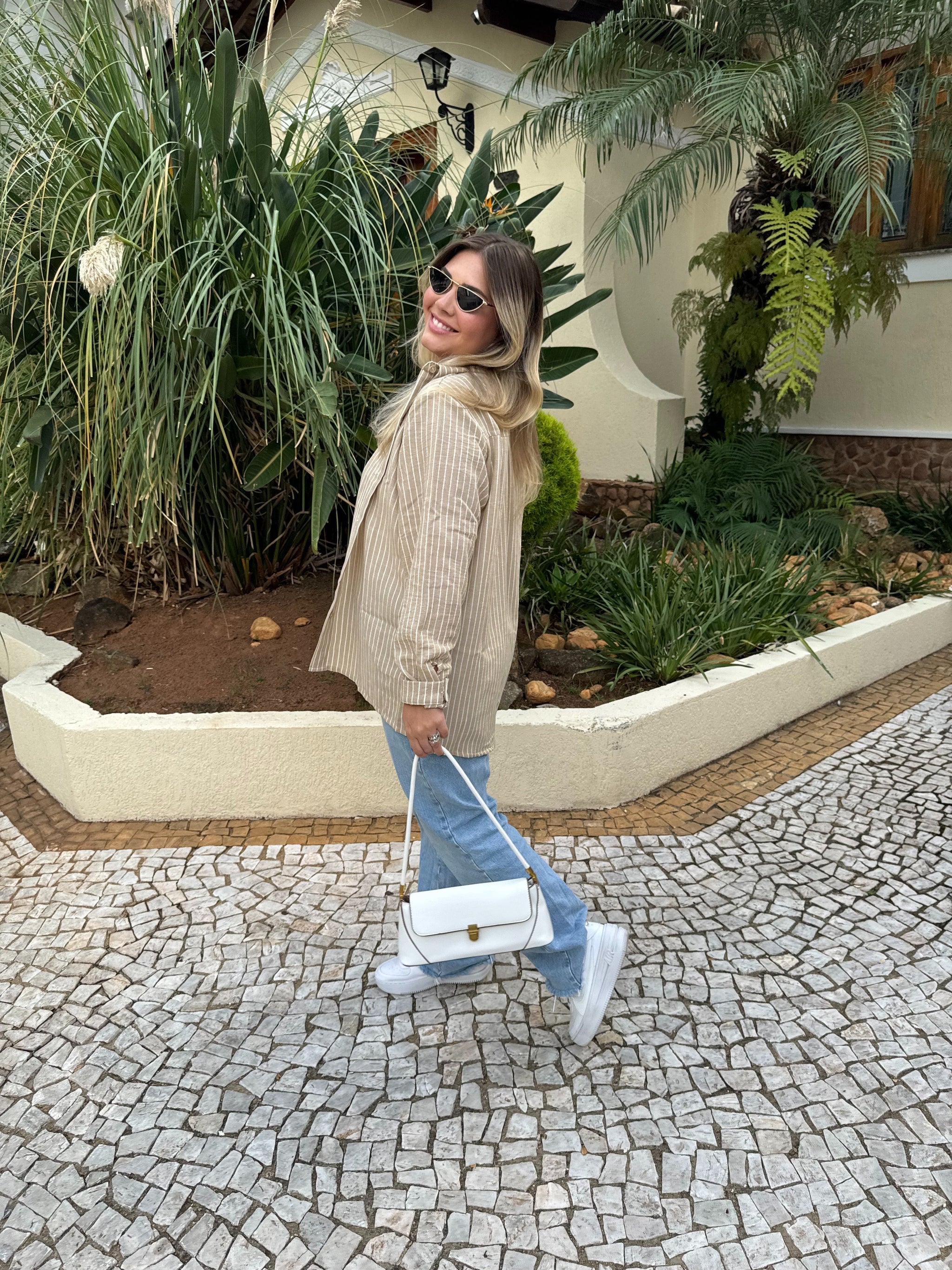 Helena Shoulder Baguette Bag
