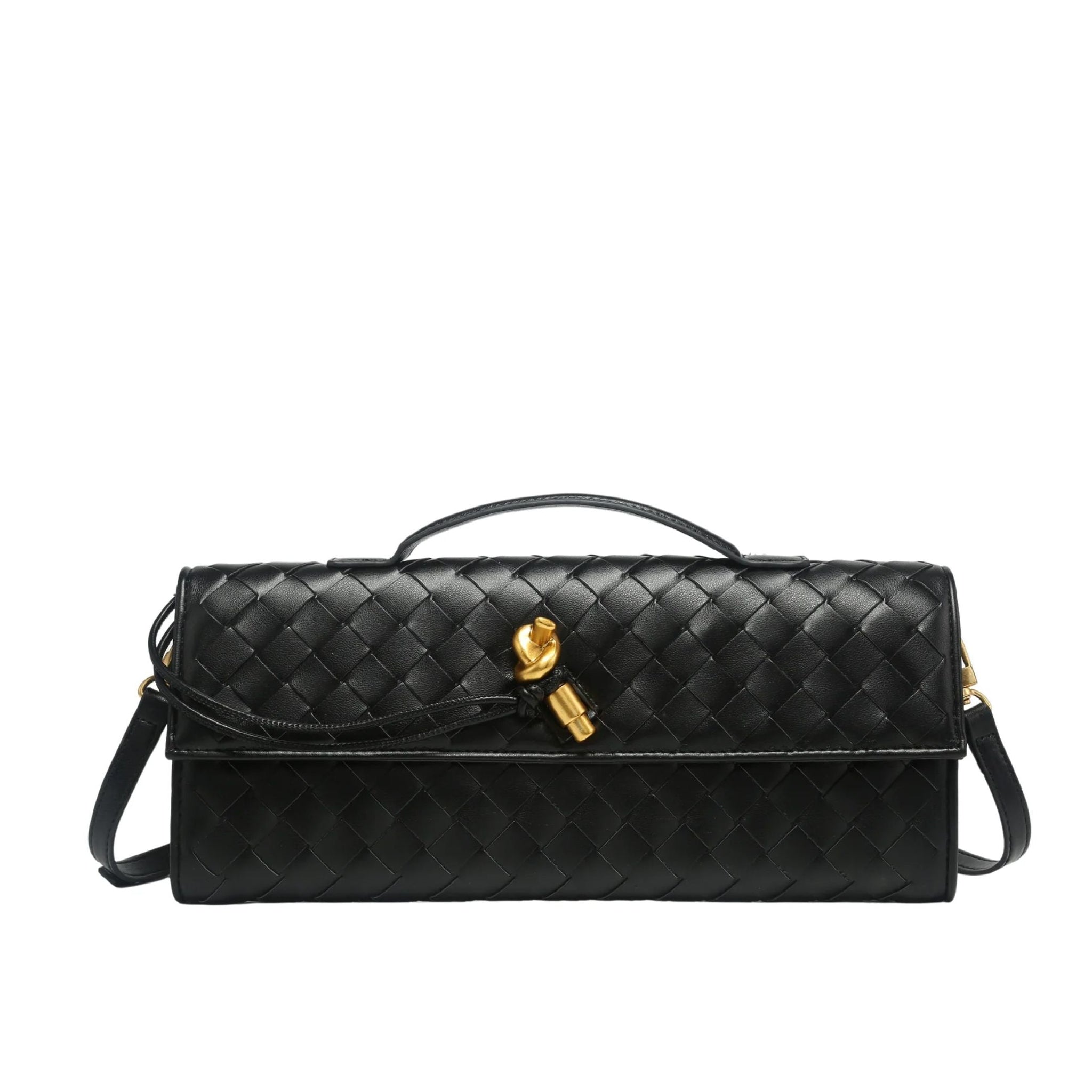 Paige Braided Clutch Bag